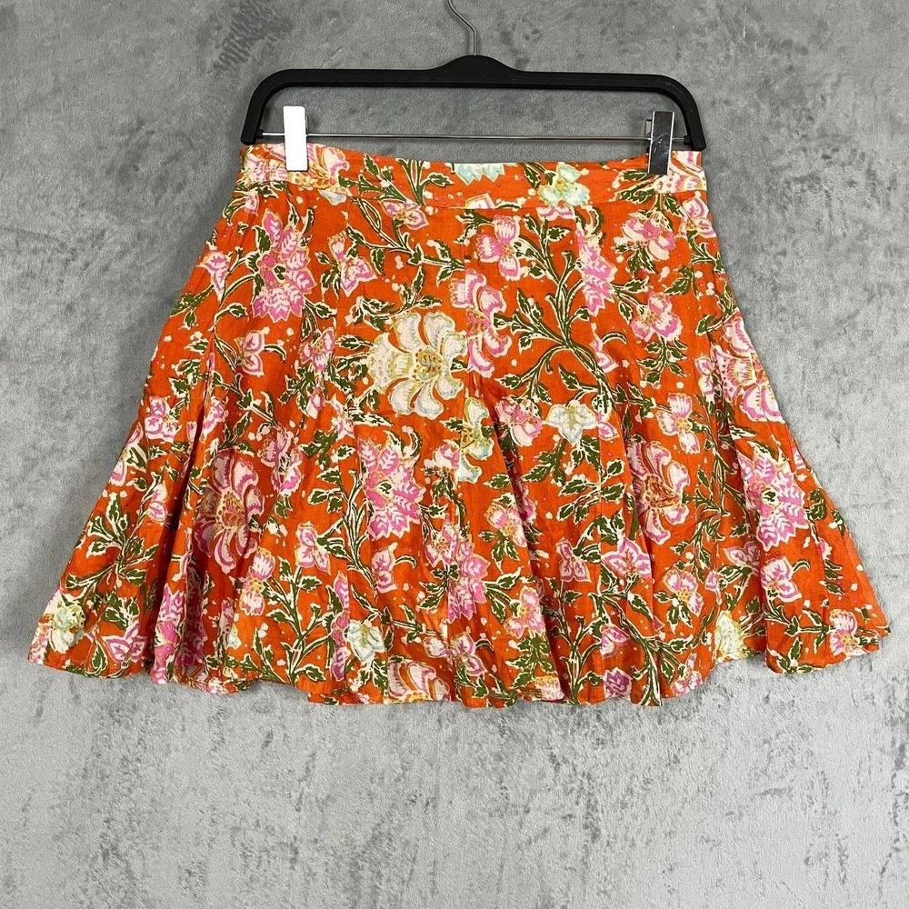 Free People orange floral