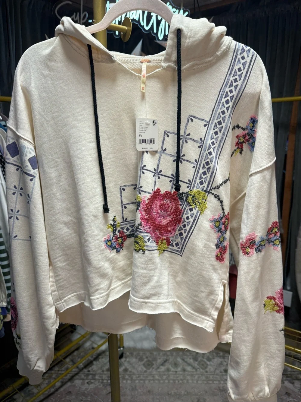 Free People hooded pieced