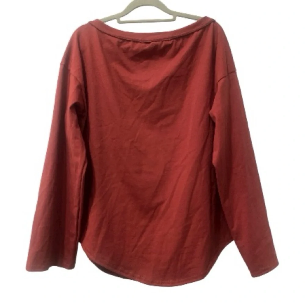 Free People raw long sleeve