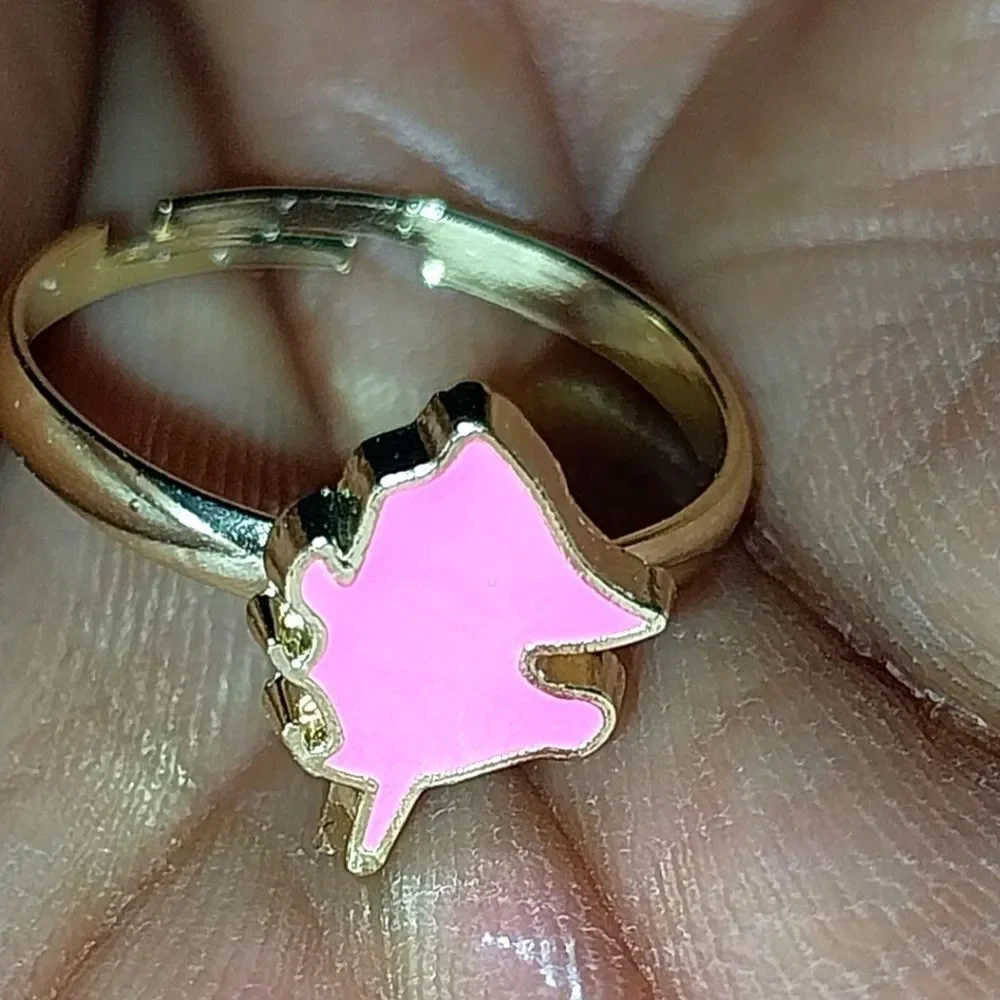 Super cute girls jeweled adjustable ring
