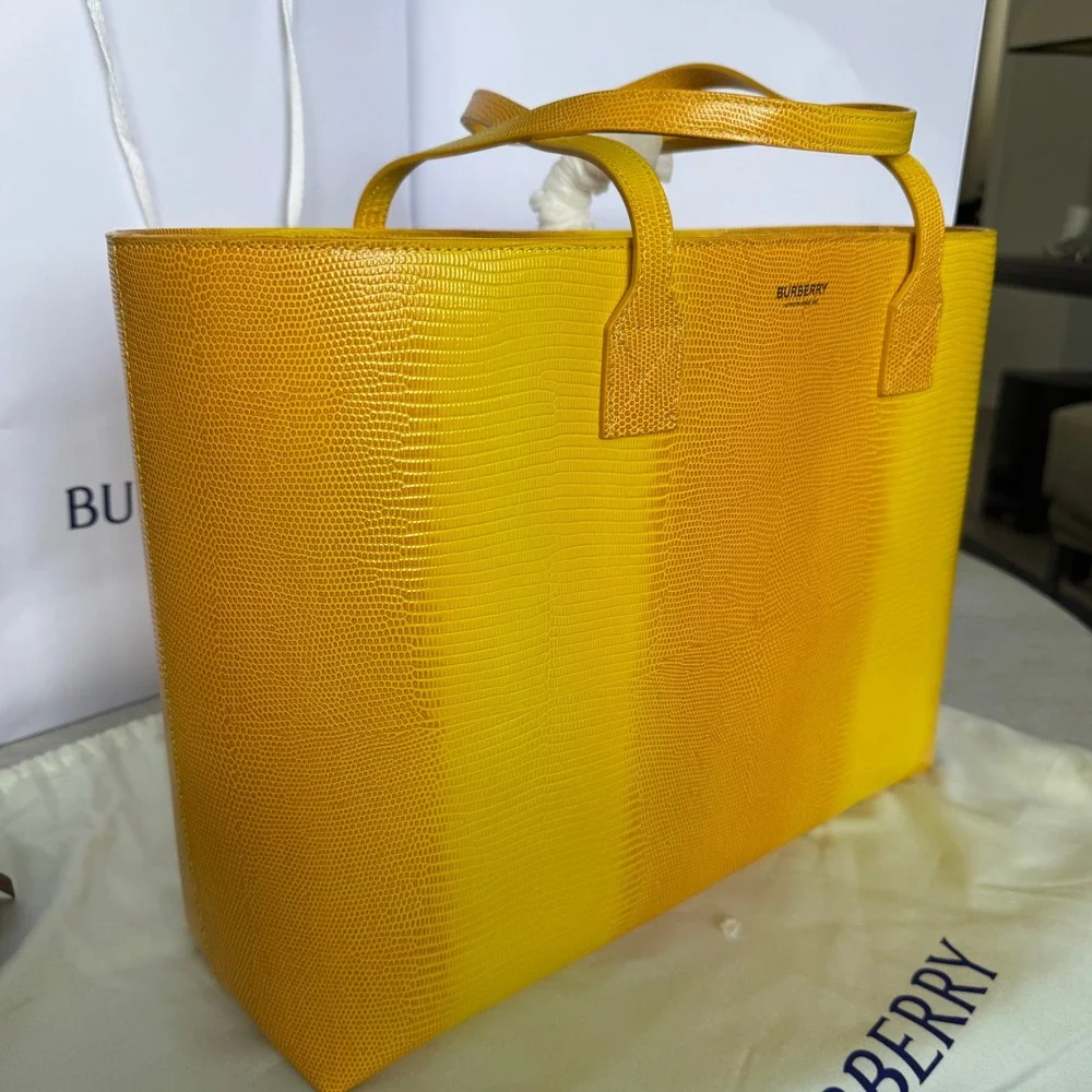 Burberry embossed interior