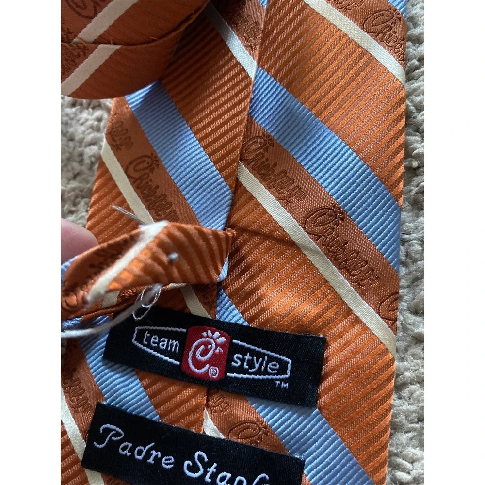 *Stained* Lot‎ Of 2 Chick-fil-a Mens Neckties Team Style