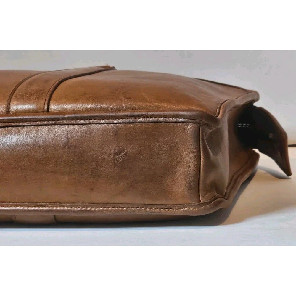 ​Vintage Coach Metropolitan Leather Briefcase 5090 British Tan USA Laptop Bag