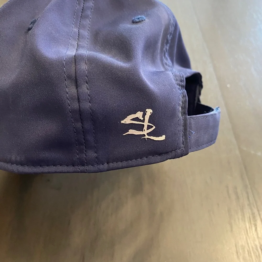 Salt Life Mens‎ Navy Blue Marlin American Flag Performance Hat Adjustable Cap