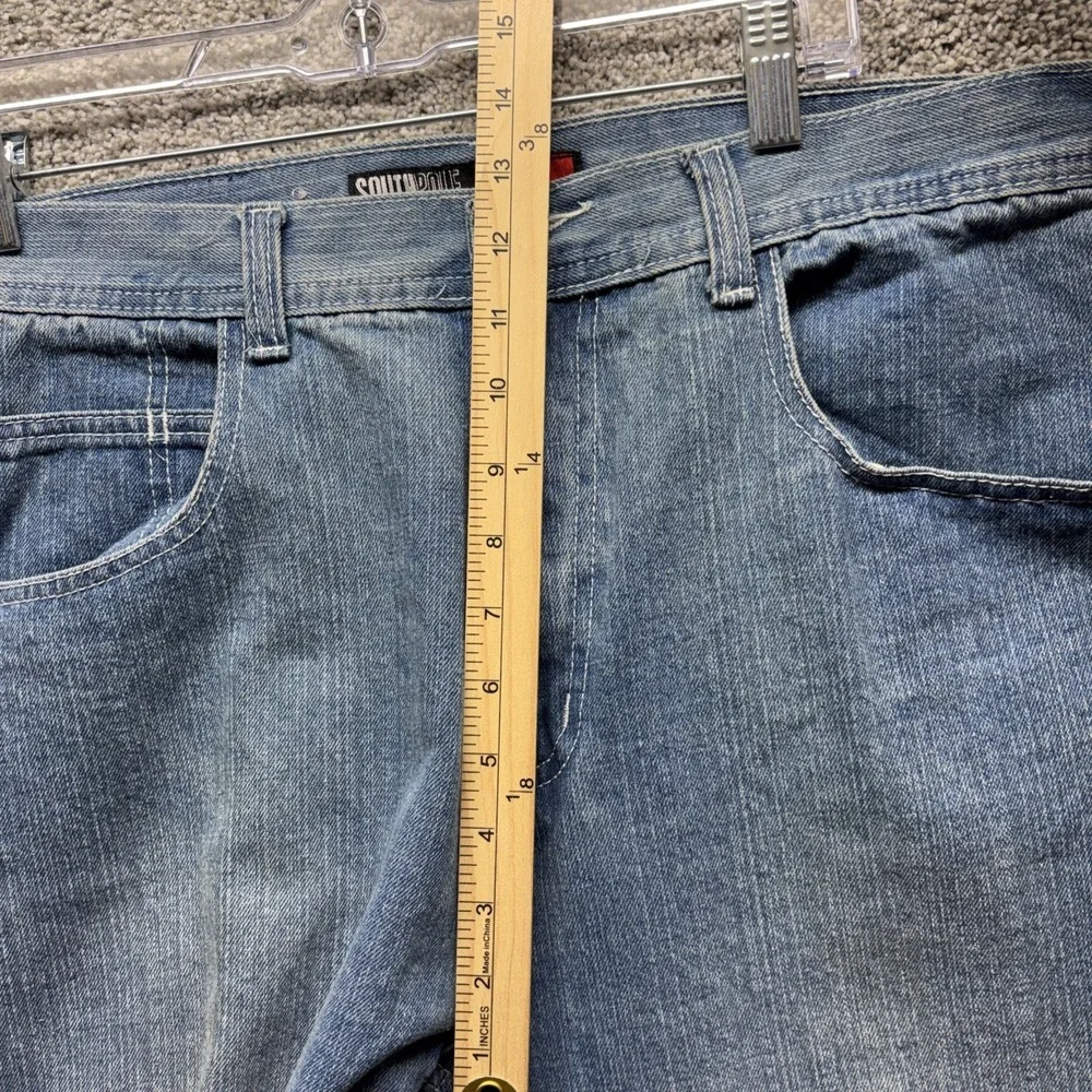 Vintage Southpole 4180 Baggy Denim Jeans 38x31 Skater Streetwear Y2K Black Label