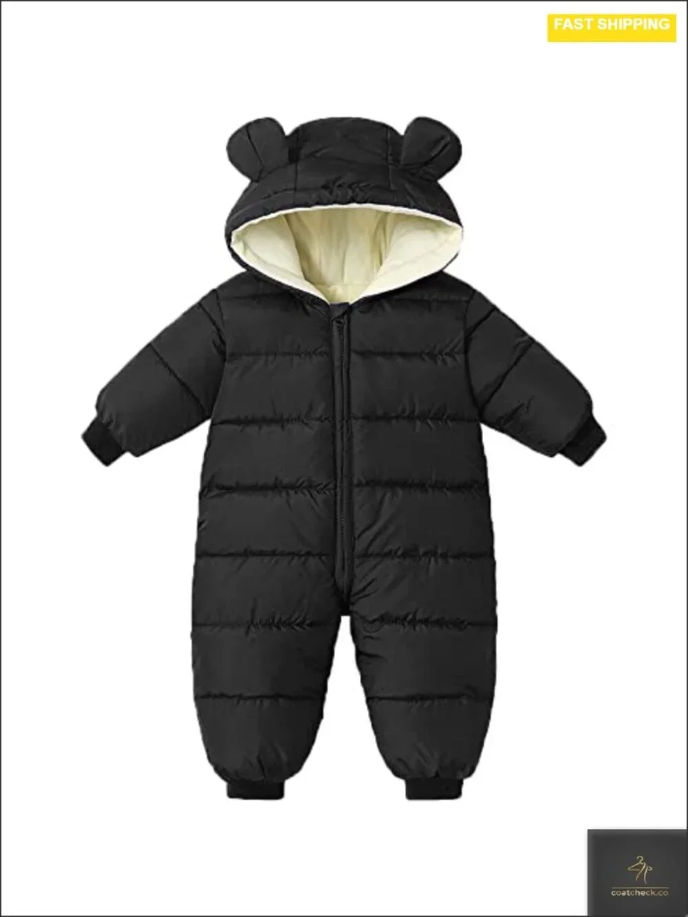 Toddler Snowsuit Baby Bear Winter Coat Hooded Jumpsuit Waterproof Windproof