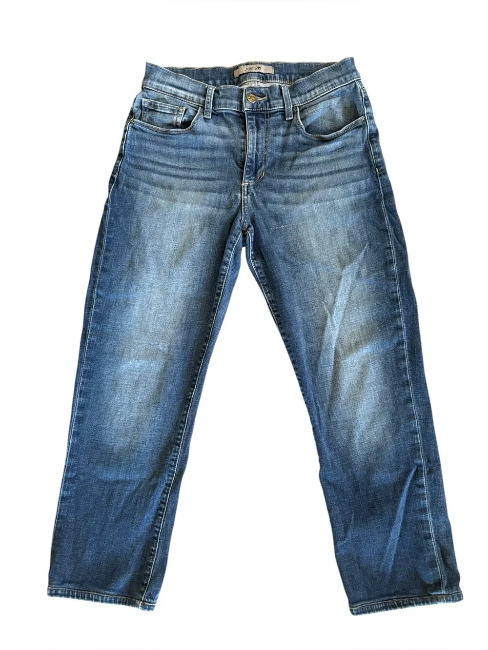 Joe's Jeans Brixton Caz Cropped Straight Leg‎ Jeans Blue Size 29