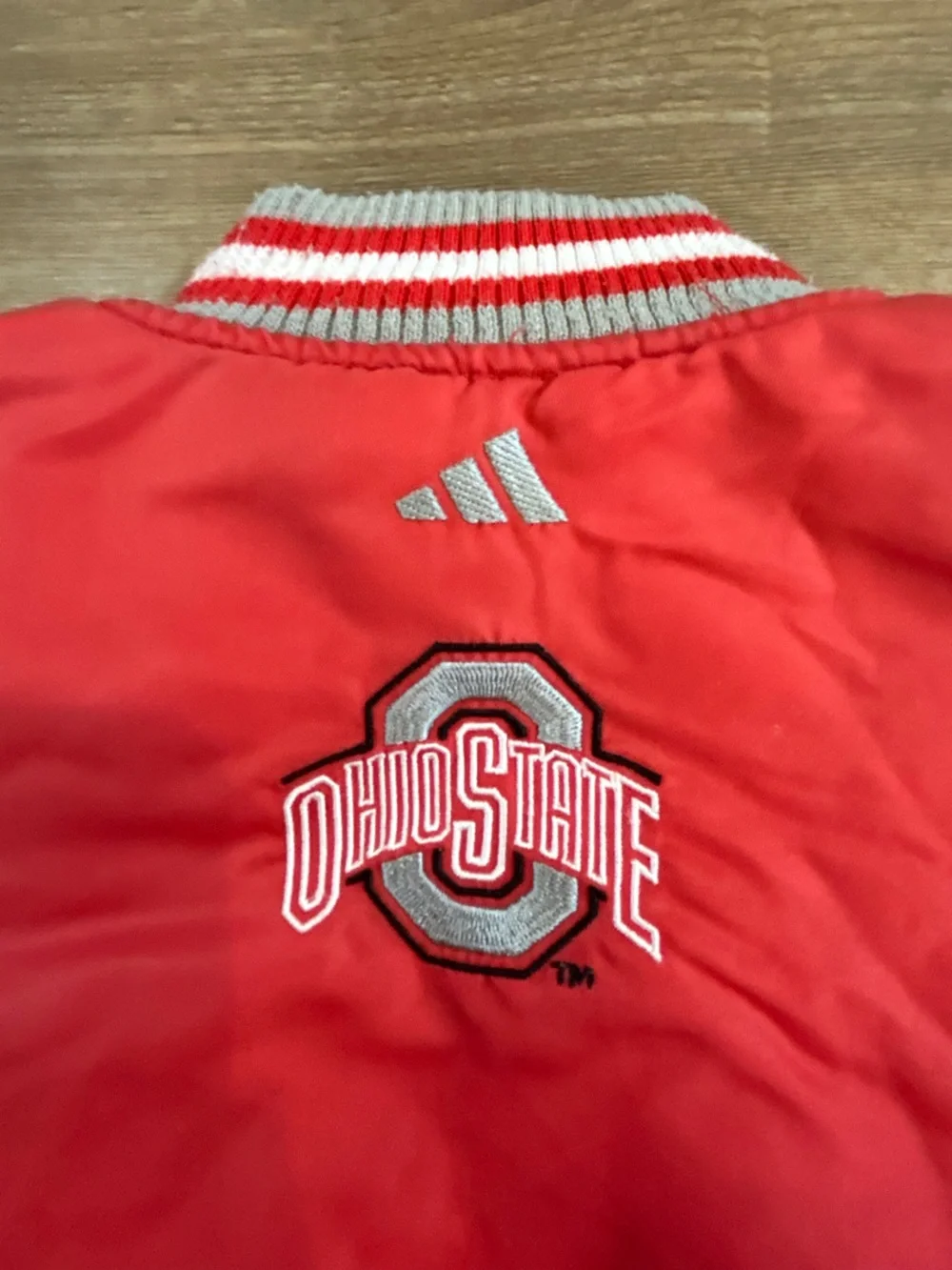 adidas buckeyes blue jacket