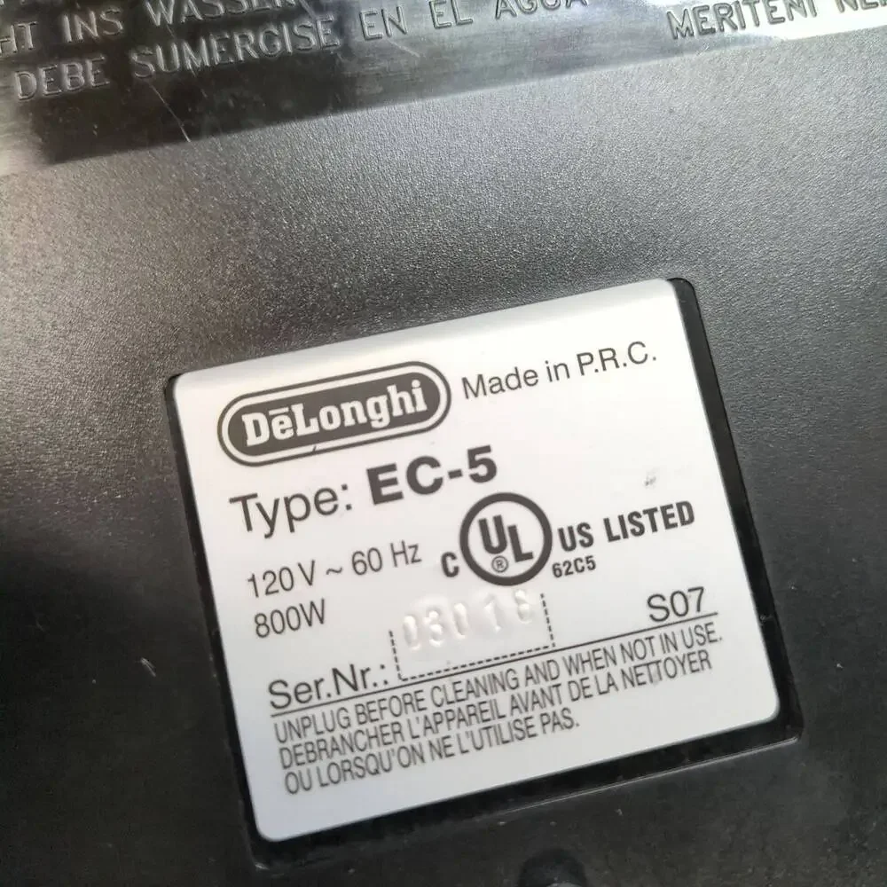 Delonghi replacement parts