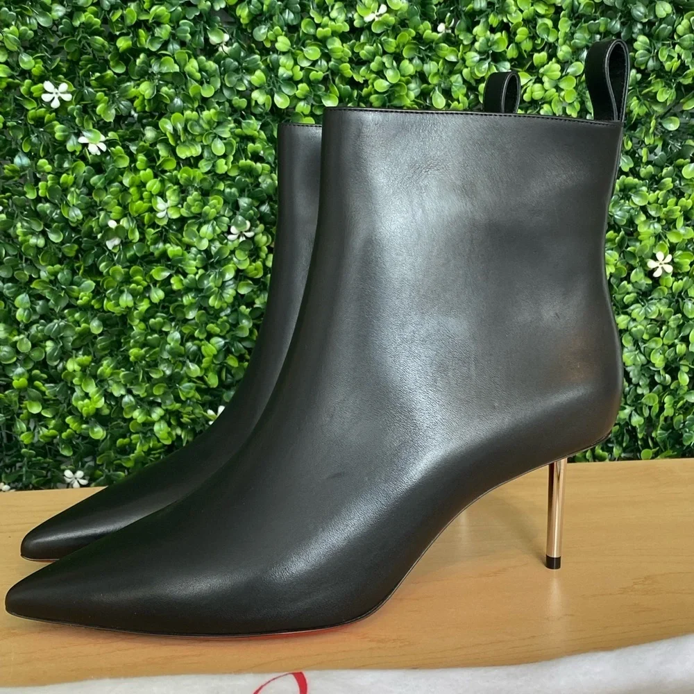 Christian Louboutin Epic Booty Leather Ankle Boots 70‎