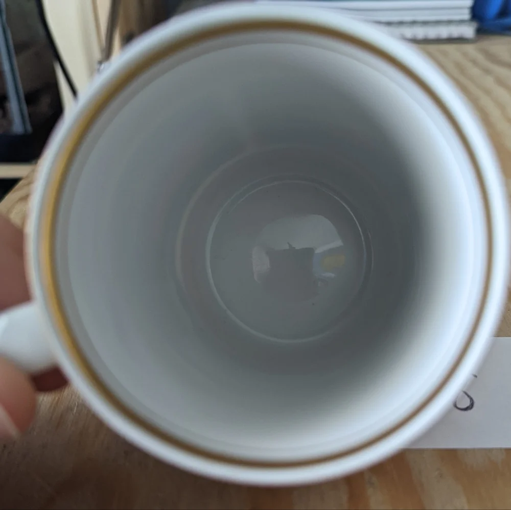 Fitz and Floyd design gold coffee