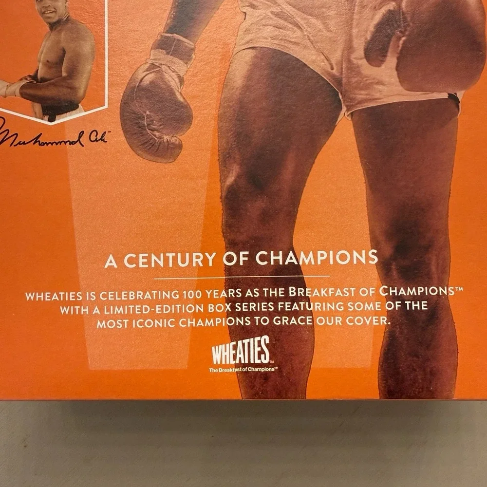 SEALED 2021 Wheaties Muhammad Ali Cereal Box COLLECTORS LIMITED EDITION 100years
