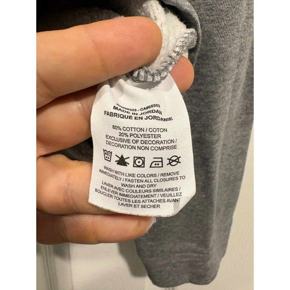 Nike Women's XL Gray Full Zip Fleece Hoodie Sweatshirt Embroidered Logo
