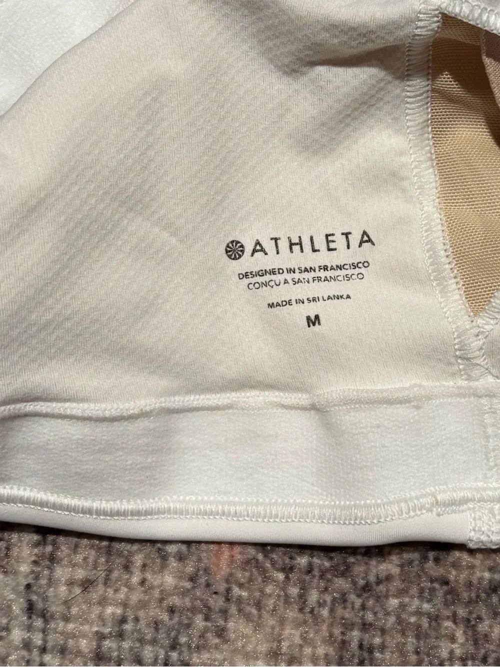 Athleta White Sports Bra