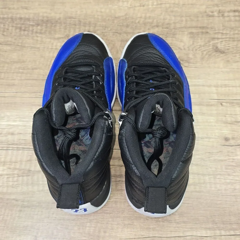 Nike Air Jordan 12 Retro Hyper Royal Women's Sz 6 Black Blue Shoes (AO6068-004)