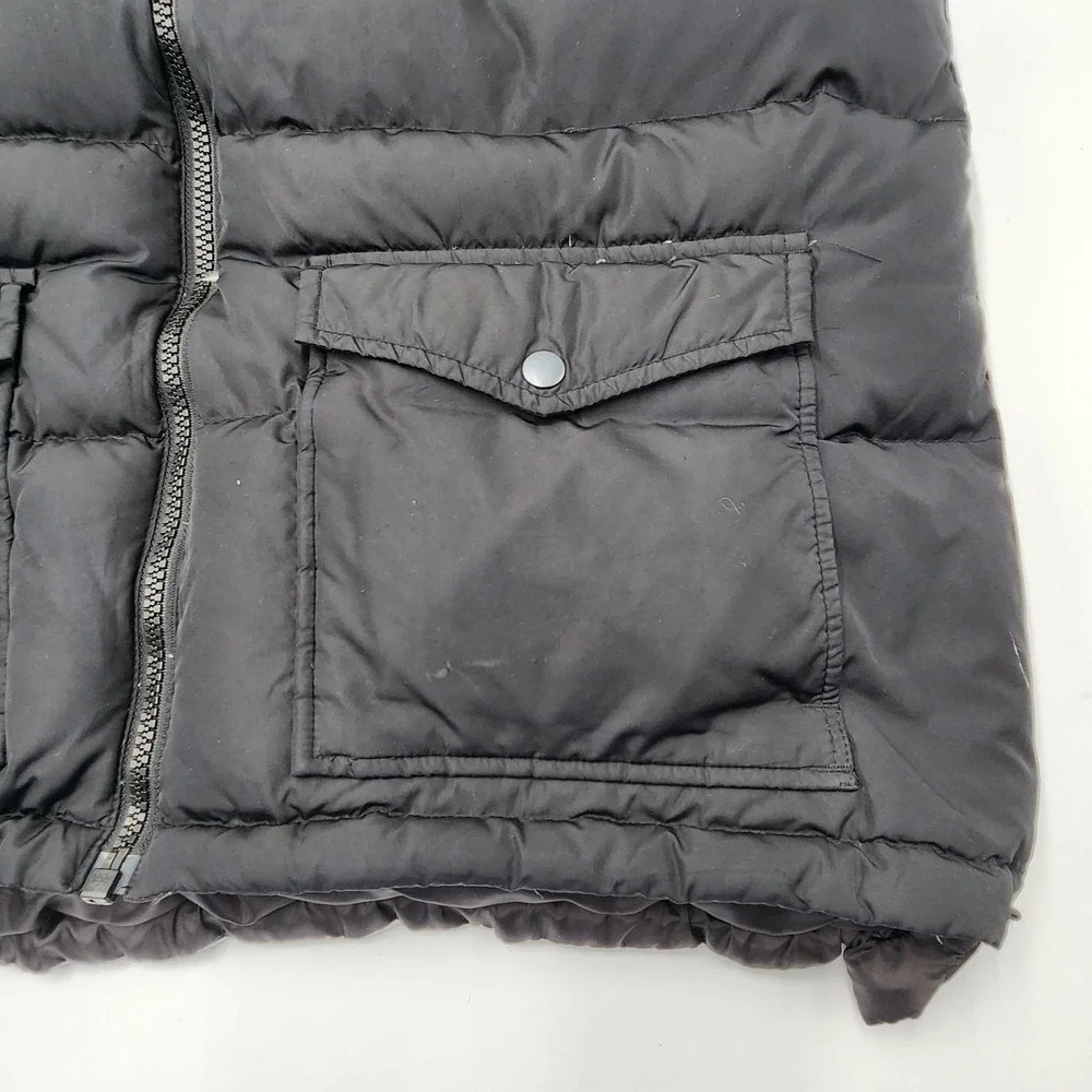 VINTAGE OLD NAVY PUFFER JACKET‎ VEST XL BLACK Y2K