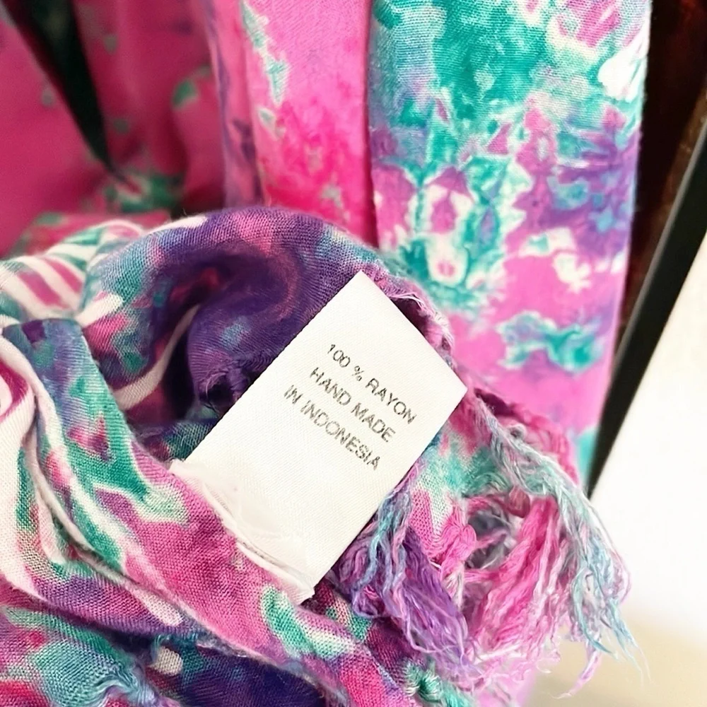 Island X Hawaii tassel scarf