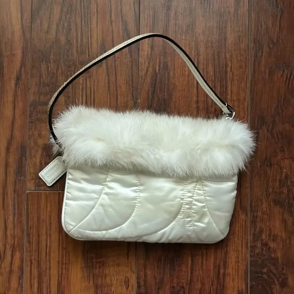 Coach bag exterior retains
