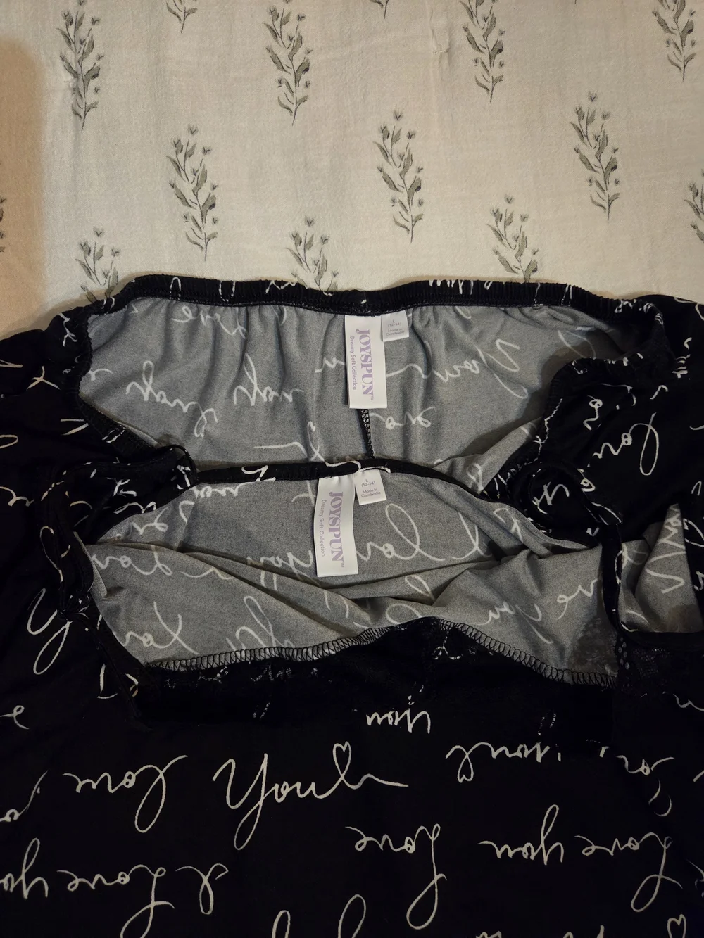 Joyspun lightweight black