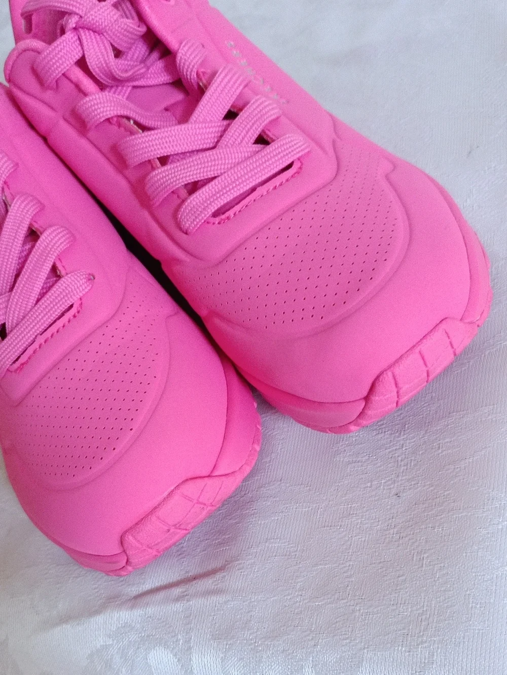 Skechers Uno Stand on Air- Cool Memory Foam Athletic Shoes Sneaker sz 9 Hot Pink