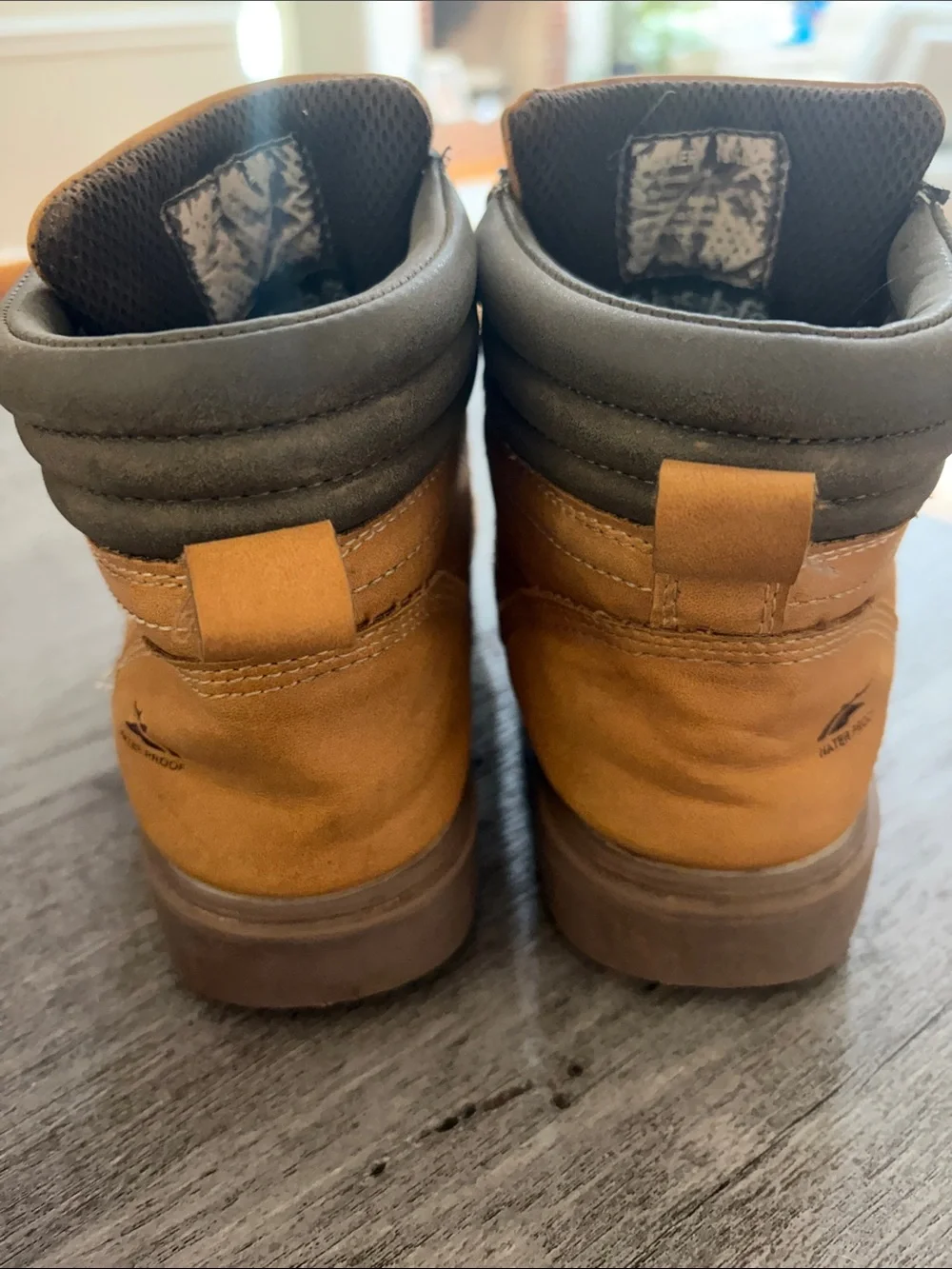 Thinsulate Insulated Kids Brown Double-Strap High-Top Boots