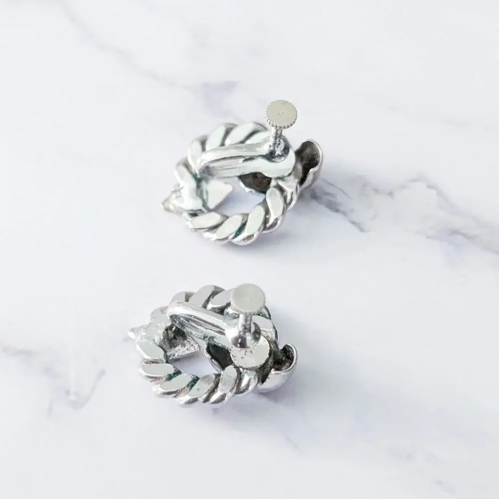 Vintage screw earrings