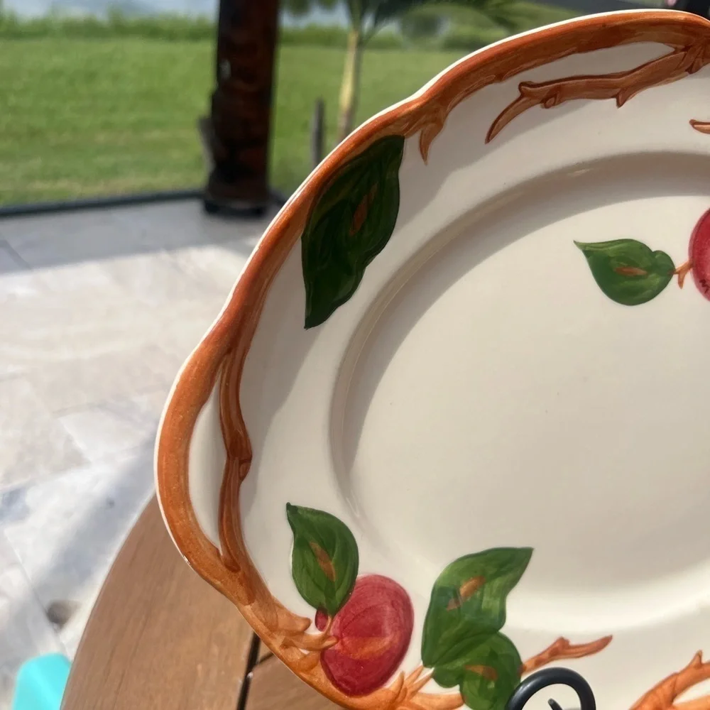 Franciscan Apple Serving Platter 14” Vtg 1960’s USA Earthenware Replacement
