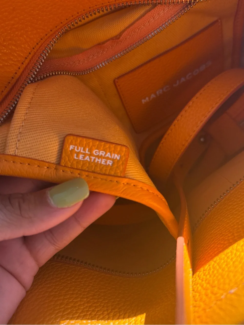Marc Jacobs bright orange