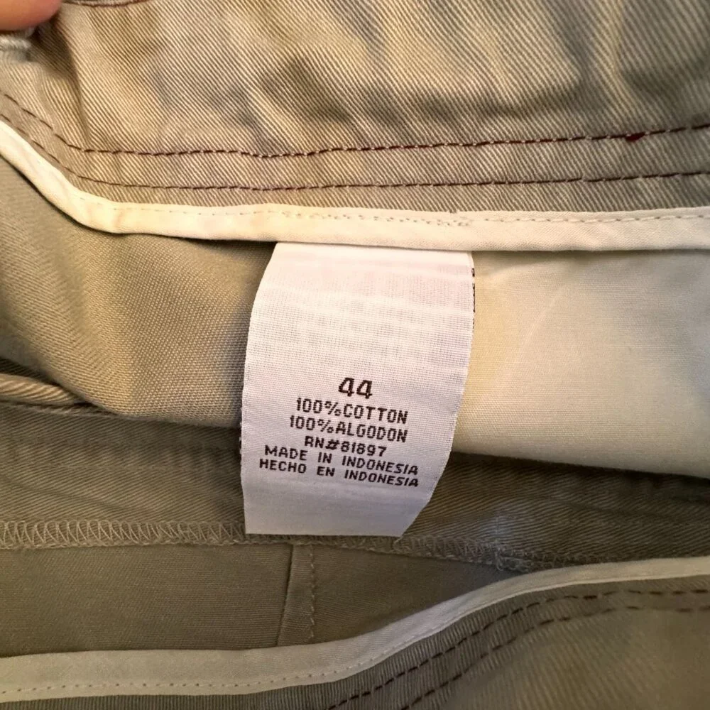 Perry Ellis Cottons wash warm bottom