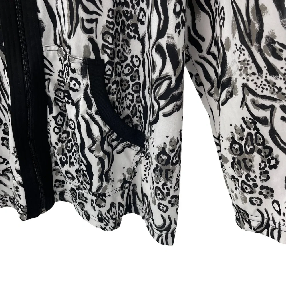 Activology Full Zip Patterned Lightweight Jacket Size 2 X