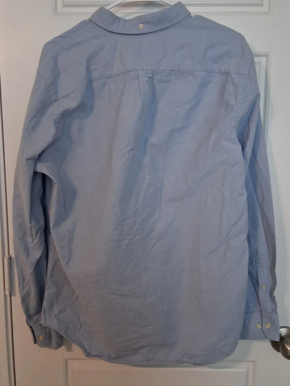 Banana Republic Light Blue Button-Down Dress Shirt 100% Cotton