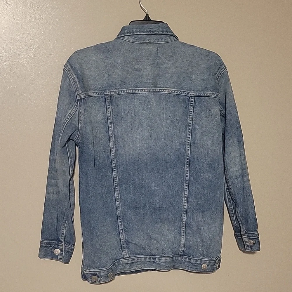 Madewell trucker size jean