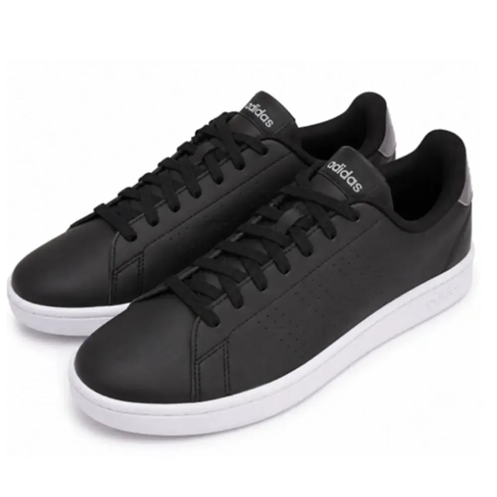 Adidas Advantage Base 2.0 Black White Cloudfoam Sneakers Shoes Mens US 8.5 NWOT