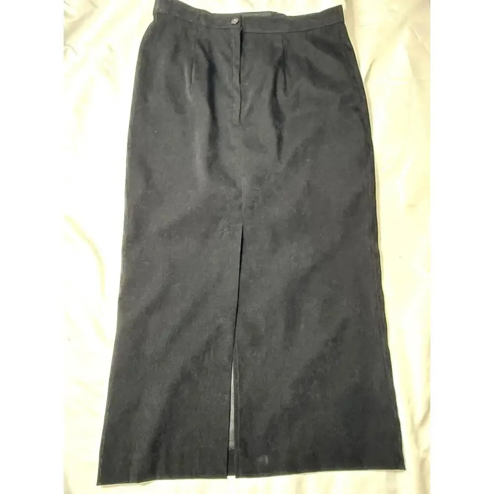 Vintage Women's Joan‎ Leslie Black Pencil Skirt Size 6P