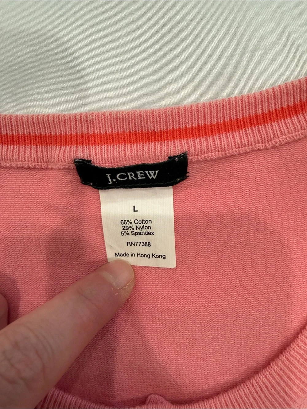 J. Crew soft pink