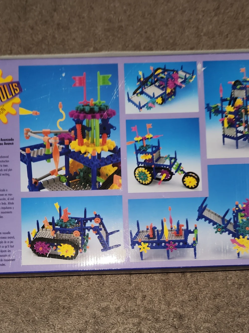 Gearopolis Advanced Builder Set Construction in Motion Discovery Toys 1991