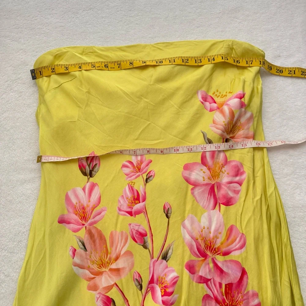FARM Rio strapless yellow