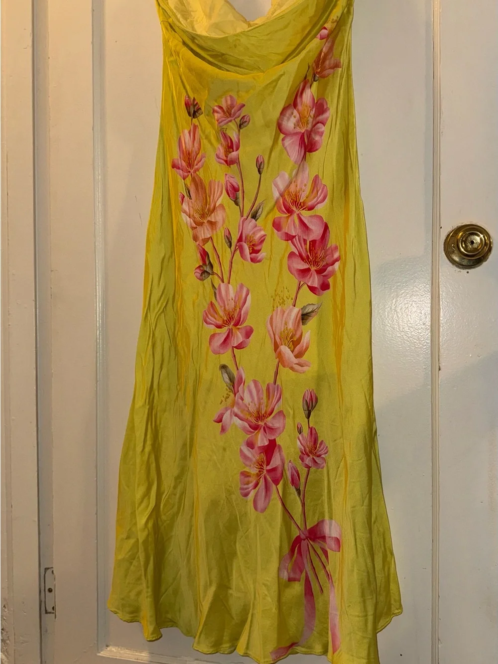 FARM Rio strapless yellow