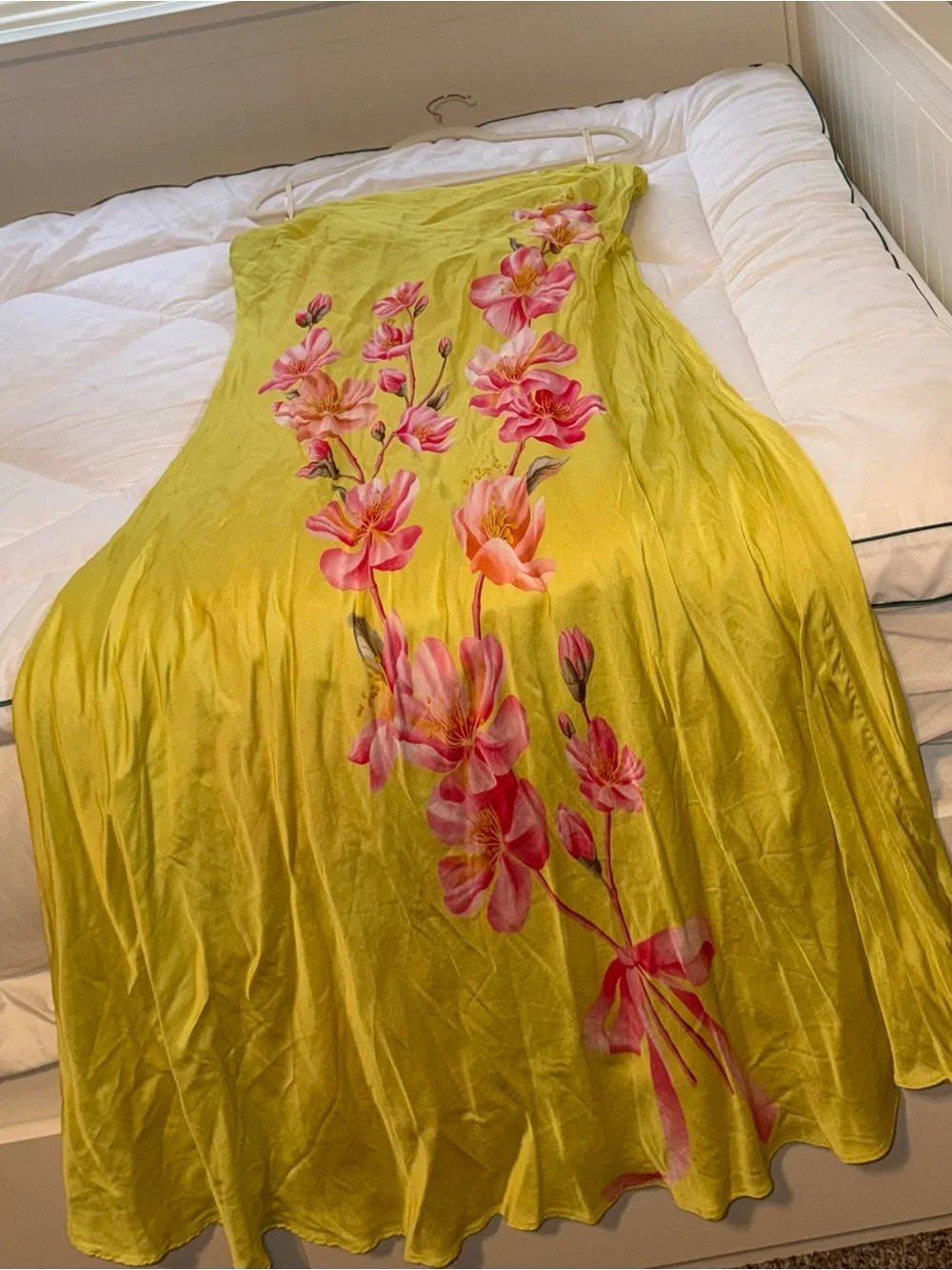 FARM Rio strapless yellow
