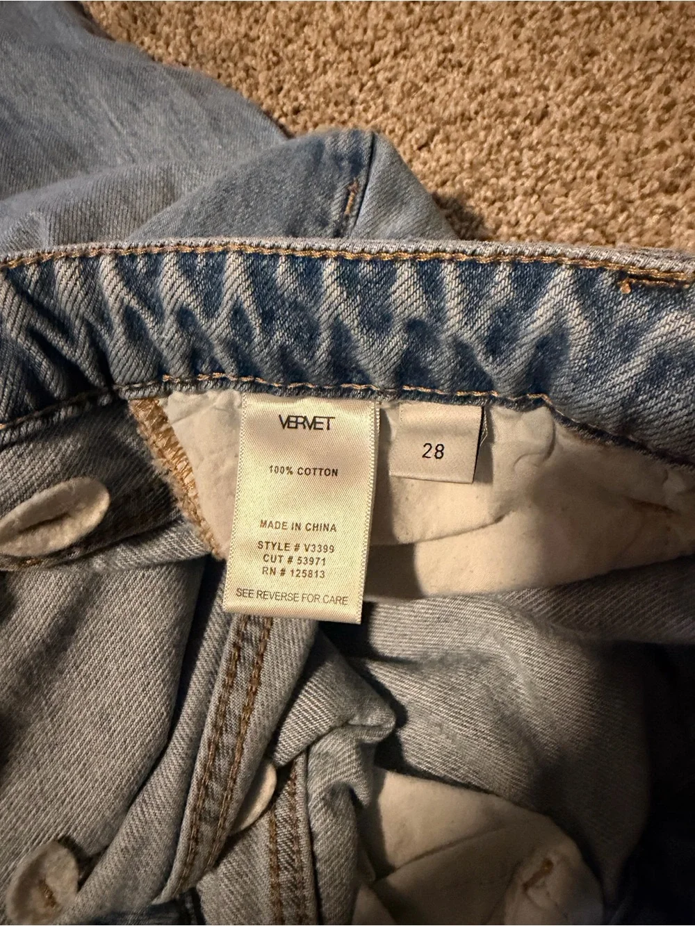 Light Blue Distressed Wide-Leg Women’s Jeans