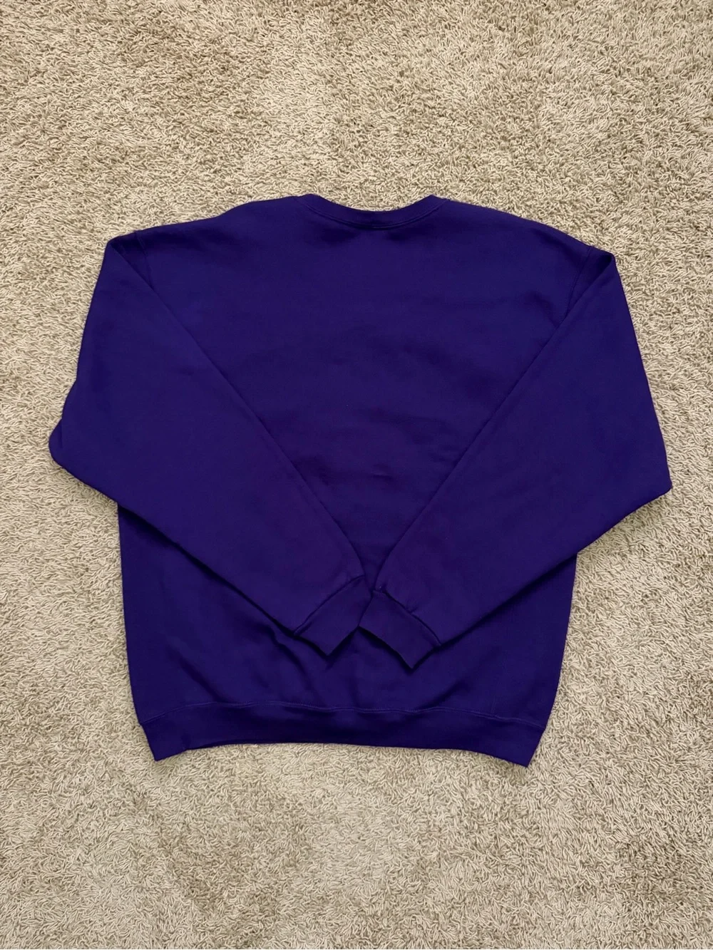 TCU Horned Frogs Embroidered Russell Sweatshirt Mens XL Purple NCAA Football