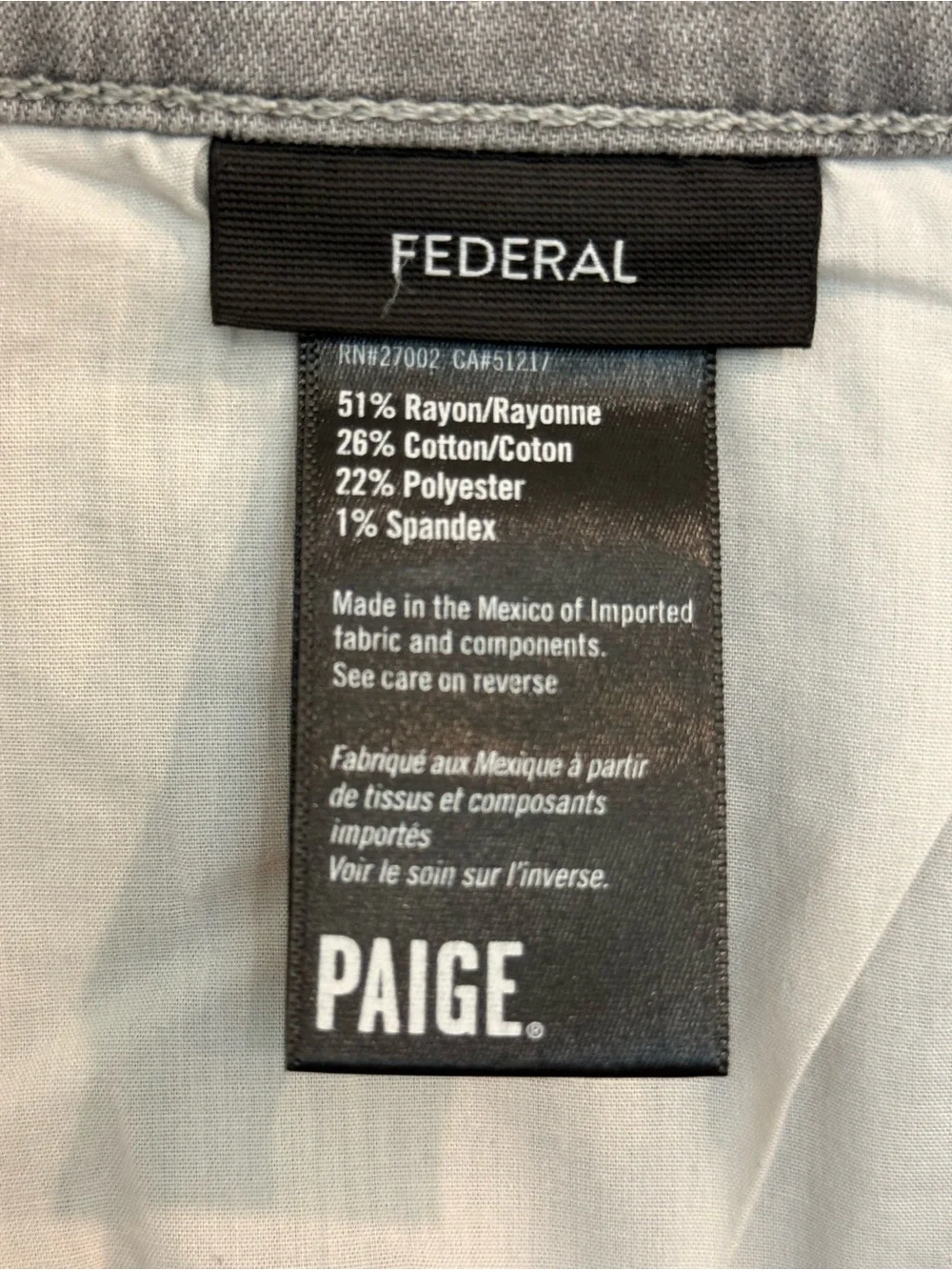 PAIGE slim fit