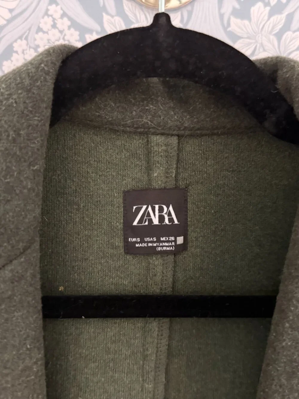 Zara long wool