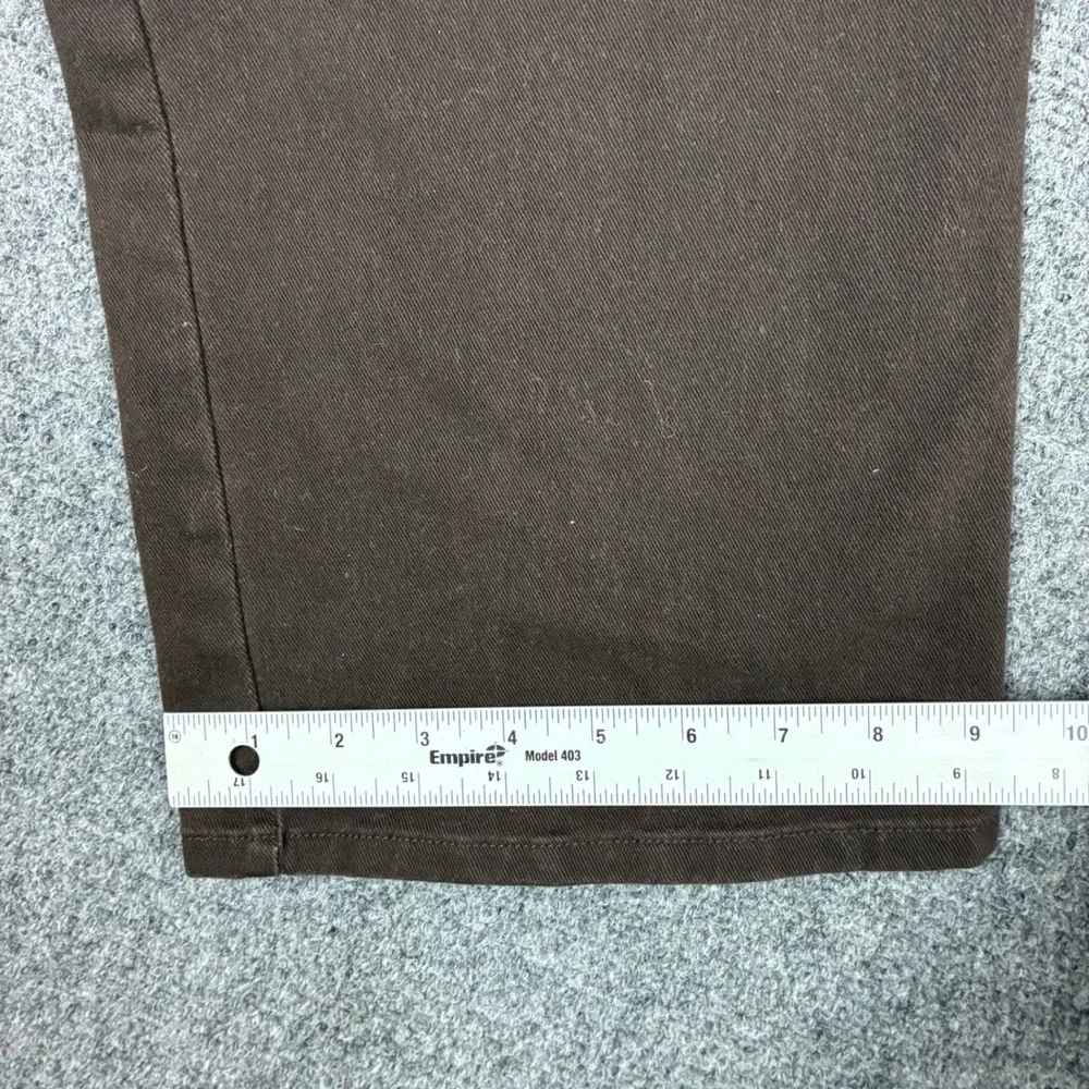 Jones New York Sport Brown Shape Control Straight Leg Pants Womens Size 18 40x32