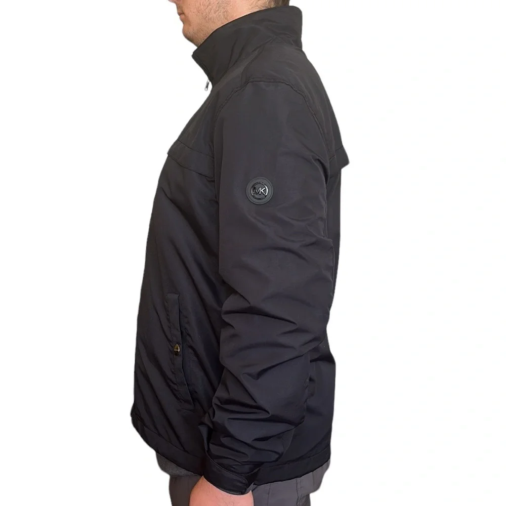 MICHAEL Michael Kors Men's Black Windbreaker Golf Jacket XL