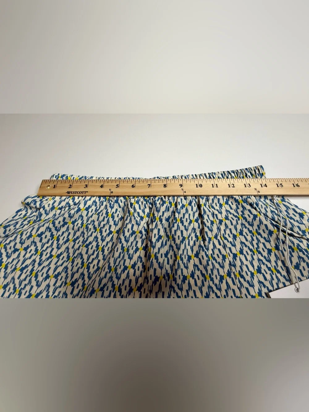 NWT Diamond Print Lounge Set in Blue and Yellow