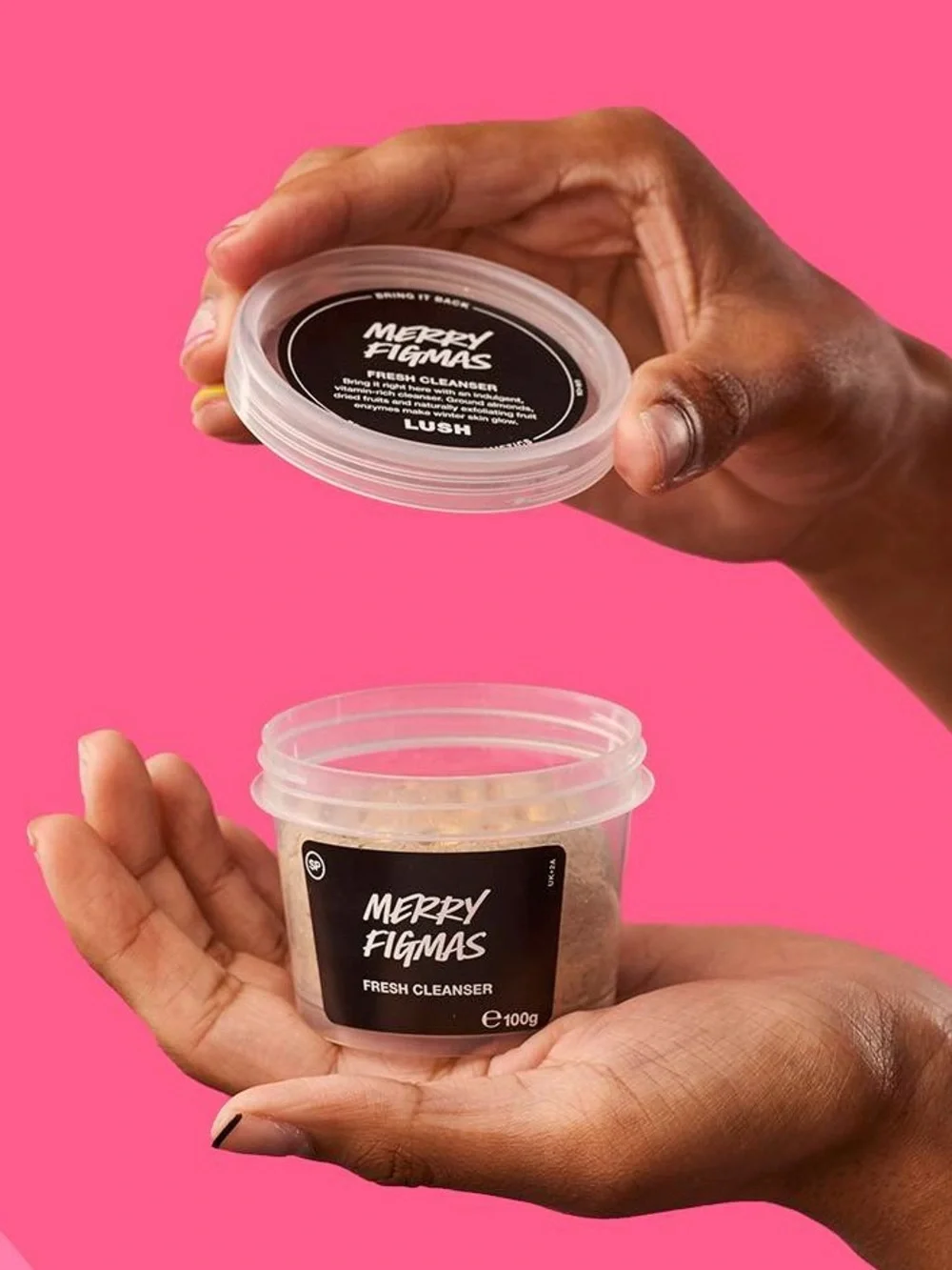 NEW LIMITED EDITION Lush Merry Figmas Fresh hydrating Face Cleanser wash natural