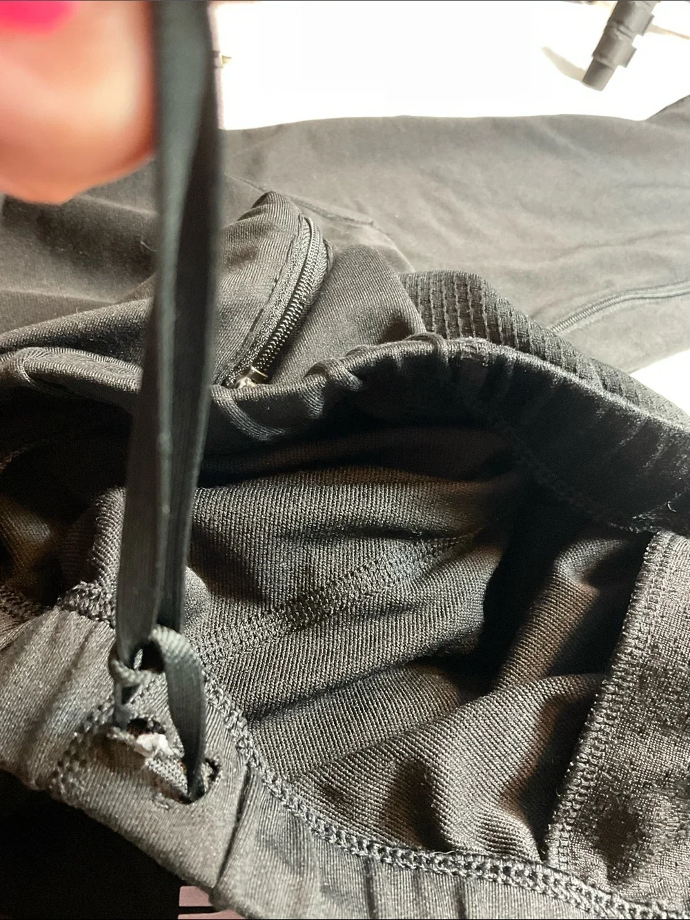 The North Face black athletic