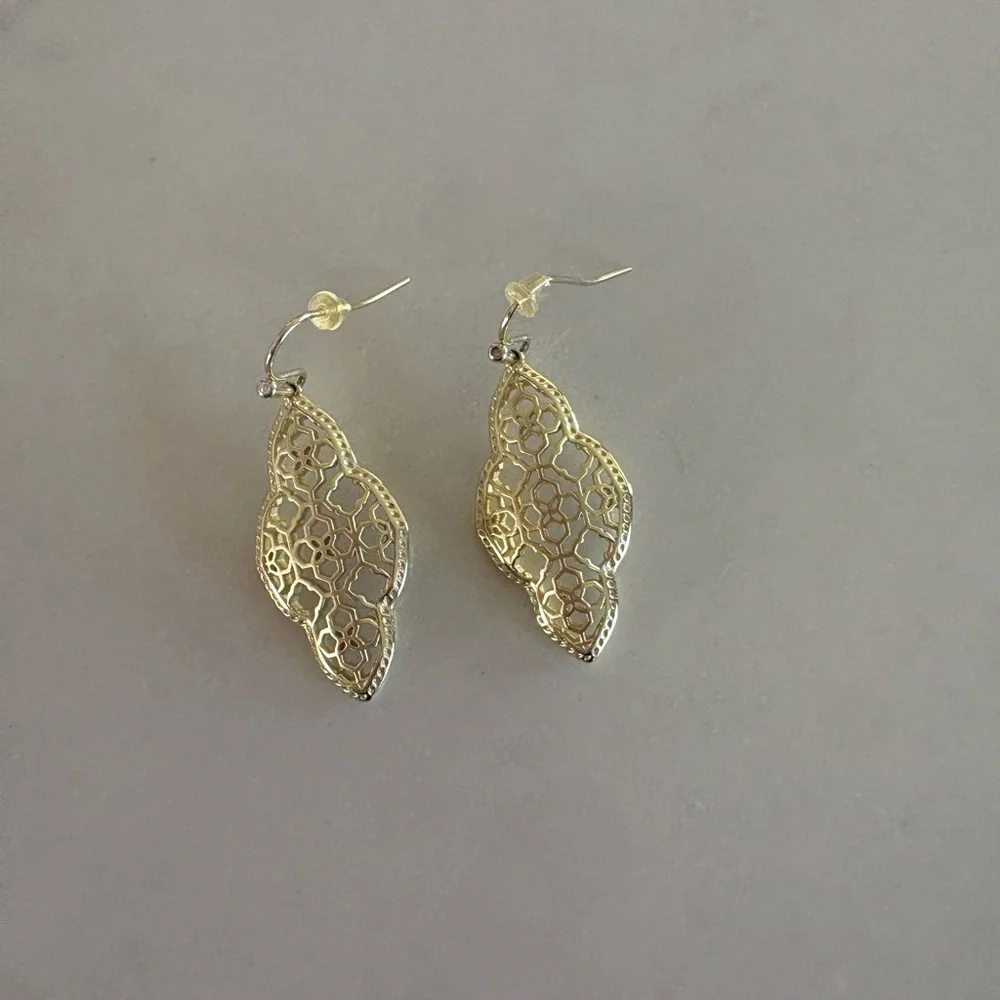 Kendra Scott Gold Filigree Drop Earrings - Elegant Women’s Jewelry