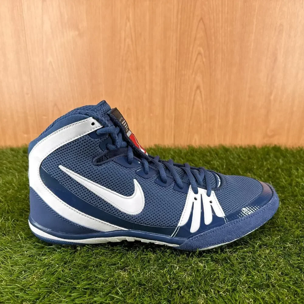 Nike Freek Navy White Wrestling Shoes 316403-411 Men's Size 11